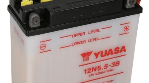 Baterie Moto Yuasa 12V 5.5Ah 60A 12N5.5-3B