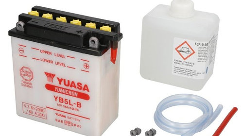 Baterie Moto Yuasa Battery Acid/Dry 12V 5Ah 6