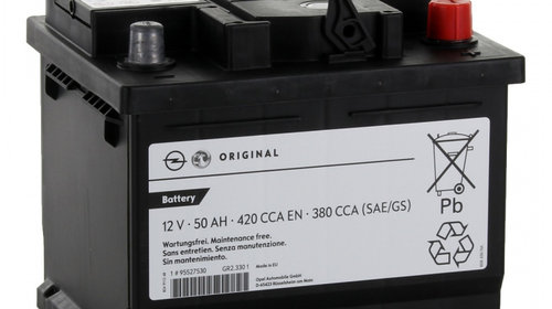 Baterie Oe Opel 50Ah 12V 420A 95527530