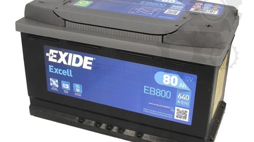 Baterie pornire exide 80ah 640