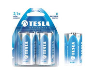 Baterie R20 / D, 1,5V, Capacity 5.0Ah, Tesla Blue + Zinc Carbon, 2 buc