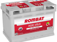 Baterie Rombat Agm-Vrla Start-Stop 80Ah 800A 5801240080ROM