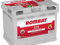 Baterie Rombat Efb Start-Stop 60Ah 560A 5601120056ROM