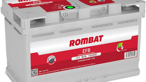 Baterie Rombat Efb Start-Stop 80Ah 730A 58011