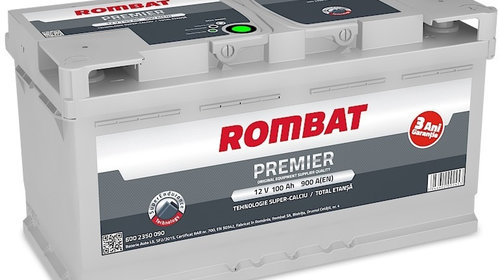 Baterie Rombat Premier 100Ah 900A 6002350090R