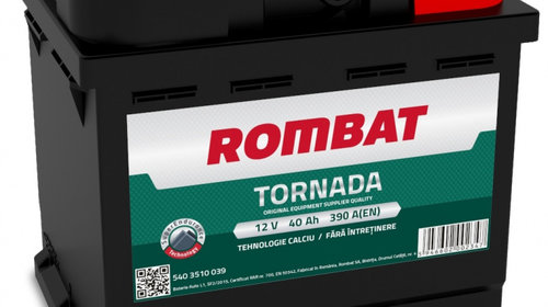 Baterie Rombat Tornada 40Ah 390A 5403510039RO