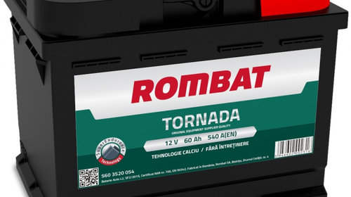 Baterie Rombat Tornada 60Ah 540A 5603520054RO