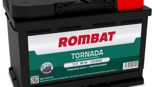 Baterie Rombat Tornada 80Ah 720A 5803530072RO
