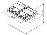 Baterie SUZUKI X-90 (EL) (1995 - 1997) Bosch 0 092 S40 240