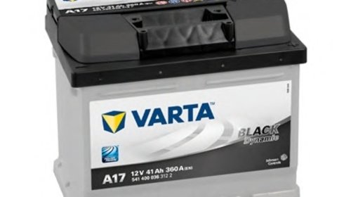 BATERIE VARTA 12V 41AH 360A BLACK DYNAMIC A17