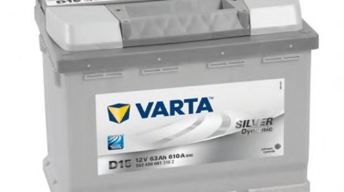 BATERIE VARTA 12V 63AH 610A SILVER DYNAMIC D1