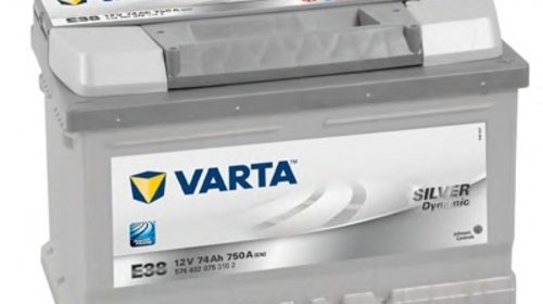 BATERIE VARTA 12V 74AH 750A SILVER DYNAMIC E3