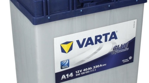 Baterie Varta Blue Dynamic A14 40Ah 330A 12V 5401260333132