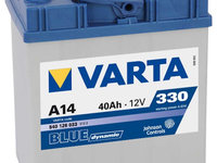 Baterie Varta Blue Dynamic A14 40Ah 330A 12V 5401260333132