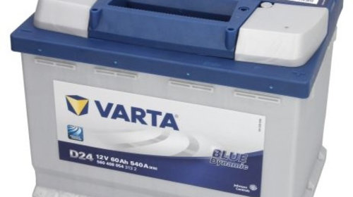 Baterie Varta Blue Dynamic D24 60Ah 540A 12V 