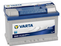 Baterie Varta Blue Dynamic E43 72Ah 680A 12V 5724090683132