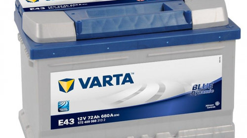 Baterie Varta Blue Dynamic E43 72Ah 680A 12V 