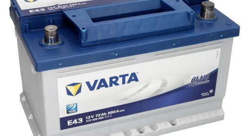 Baterie Varta Blue Dynamic E43 72Ah 680A 12V 5724090683132