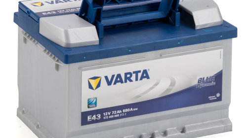 Baterie Varta Blue Dynamic E43 72Ah 680A 12V 