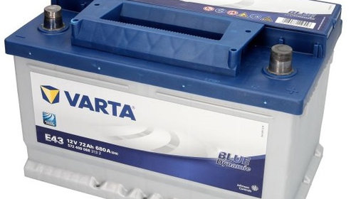 Baterie Varta Blue Dynamic E43 72Ah 680A 12V 