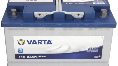 Baterie Varta Blue Dynamic F16 80Ah 740A 12V 5804000743132