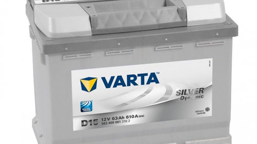 Baterie Varta Silver Dynamic D15 63Ah 610A 12