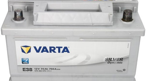 Baterie Varta Silver Dynamic E38 74Ah 750A 12