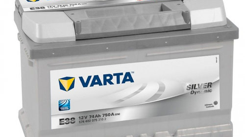 Baterie Varta Silver Dynamic E38 74Ah 750A 12