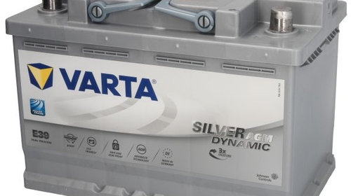 Baterie Varta Silver E39 AGM Start-Stop 70Ah 
