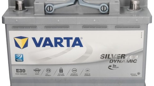 Baterie Varta Silver E39 AGM Start-Stop 70Ah 