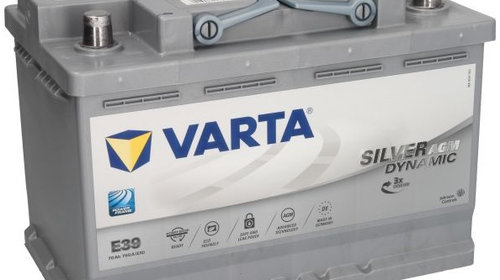 Baterie Varta Silver E39 AGM Start-Stop 70Ah 