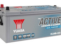 Baterie Yuasa Active Marine Start 12V 185Ah 1200A DLMB-185