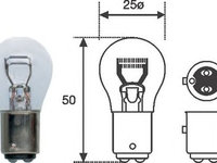 Bec 12V/21/4W BAZ15D 10 buc - OEM - MAGNETI MARELLI: MAGP21-4W12SET - W02607637 - ATENTIE! Acest produs nu este returnabil! - LIVRARE DIN STOC in 24 ore!!!