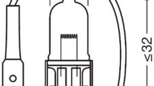 BEC 12V H3 55 W ORIGINAL BLISTER 1 BUC OSRAM