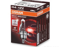 BEC 12V H4 60/55 W NIGHT BREAKER SILVER +100% OSRAM