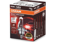 BEC 12V H4 60/55 W NIGHT BREAKER SILVER +100% OSRAM