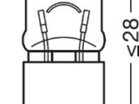 BEC 12V H6W ORIGINAL SET 10 BUC OSRAM 64132 OSRAM