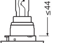 Bec 12v h8 35 w original osram 10254