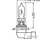 Bec 12v hb3 60 w original blister 1 buc osram UNIVERSAL Universal #6 9005-01B