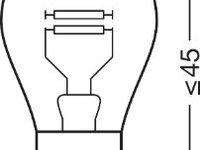 Bec 12v P21/5w Original Set 10 Buc Osram Ams-osram 7528