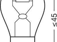 BEC 12V PY21W ORIGINAL SET 10 BUC OSRAM IS-10628