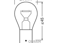 Bec 12v py21w original set 10 buc osram UNIVERSAL Universal #6 7507