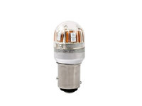 Bec 2 faze BAY15D T.V. P21/5W 15SMD 2835 12V CANBUS nonpolar 320 lumen / Lumina rosie Cod:SPT15-1157-R