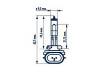 Bec 48042 NARVA pentru Kia Cerato Kia Spectra Kia Picanto Hyundai Tucson