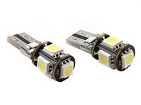 Bec 5 LED CanBus T10 12V ALB (pret/set) AL-TCT-827