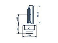 Bec 84002 NARVA pentru Mercedes-benz Sl Mercedes-benz C-class Bmw Seria 7 Opel Omega Audi A8 Audi A6 Audi A4 Vw Sharan Ford Galaxy Bmw Seria 5 Opel Vectra