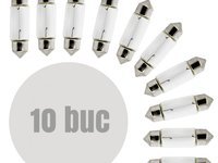 Bec auto C5W- 11x35mm 12V 5W - set de 10 - CARGUARD