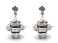 Bec auto cu halogen pentru far Carguard, H4 12V 60W/50W P43t-38, + 90% intensitate , Set 2 bucati