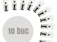 Bec auto G18 BAY15D 21/5W, set 10 buc