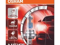 Bec auto H7 12V 55W Px26d Osram NightBreaker Laser +150% mai multa lumina , culoare temperatura 3750K, 64210NL